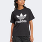 Adidas Trefoil Women Original T-Shirt Black/White