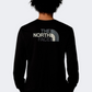 The North Face إيزي للرجال نمط حياة بأكمام طويلة أسود