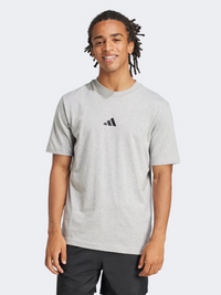 تيشيرت رياضي رجالي من Adidas باللون الرمادي المتوسط