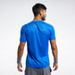 Reebok Workout Ready Polyester Tech Men Training T-Shirt Blue