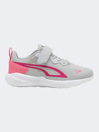 حذاء كاجوال للأولاد Puma All Day Active Ac رمادي/وردي