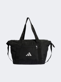 Adidas حقائب وتشكيلات وأمتعة تدريب نسائية أسود/فضي