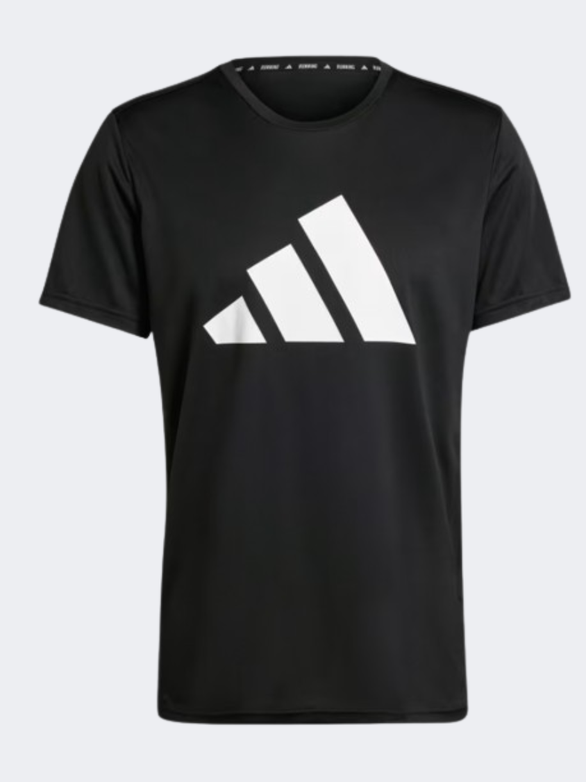 Adidas Run It Men Running T-Shirt Black
