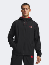Under Armour Tech Sport Woven Men Training Jacket Black/Red