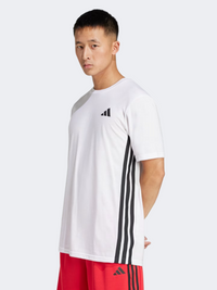 Adidas Train Essentials Feelready 3-Stripes Men Training T-Shirt White