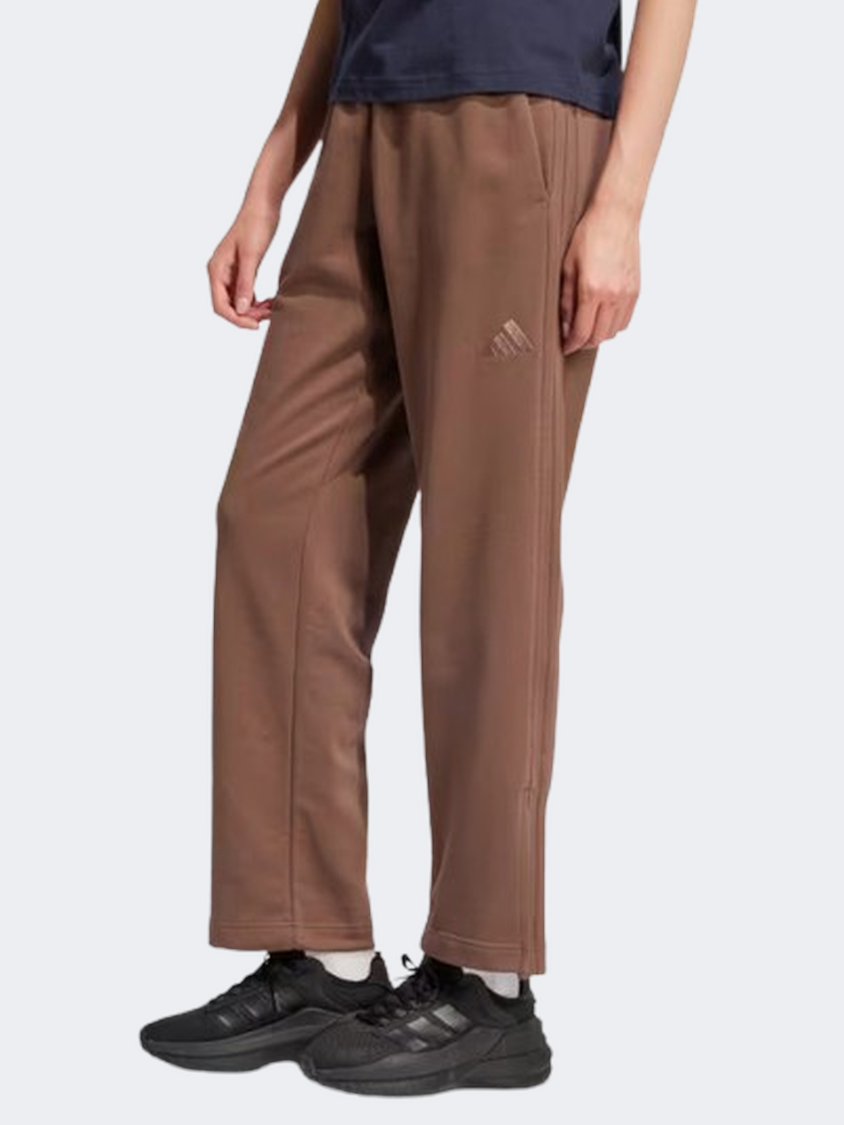 Adidas All Szn 3 Stripes Women Sportswear Pant Earth Strata