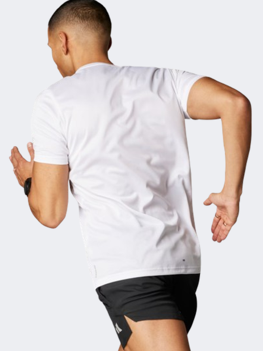 Adidas Run It Men Running T-Shirt White