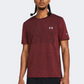 Under Armour Seamless Stride Men Running T-Shirt Red/Reflective