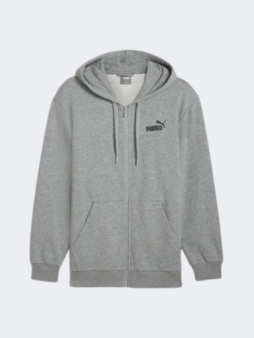 Puma Power Graphic Men Lifestyle Hoody Grey Heather