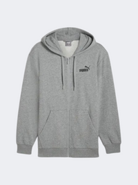 هودي لايف ستايل رجالي Puma Power Graphic رمادي هذر