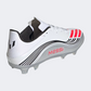 Adidas F50 Messi League Firm/Multi-Ground Cleats Men Football Shoes White/Red/Silver