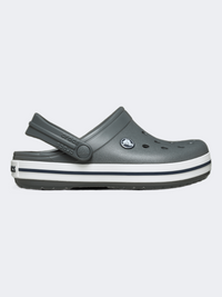 صندل Crocs Crocband للأطفال للحياة اليومية بلون رمادي أردوازي/كحلي