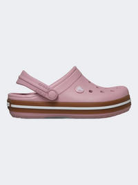 صندل Crocs Crocband Gum للأطفال للحياة اليومية بلون موف