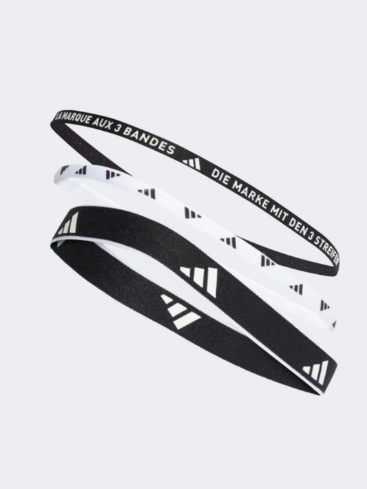 Adidas Multiple Width 3 Per Pack Unisex Training Band Black/White
