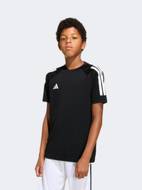 تيشيرت رياضي للأولاد من Adidas سيرينو أسود/أبيض