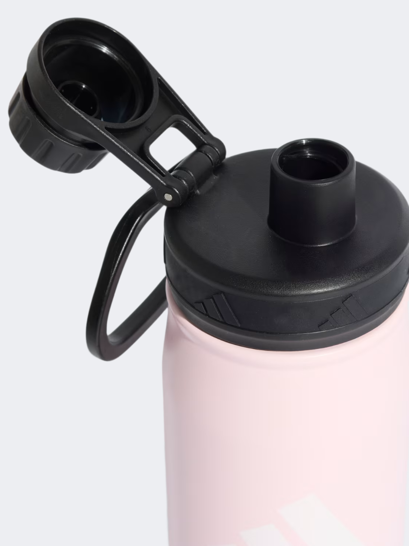 Adidas Metal Screw Top 0.6 L Women Training Bottle Clear Pink