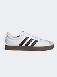 Adidas Vl Court Base حذاء رياضي رجالي أبيض/أسود/رمادي