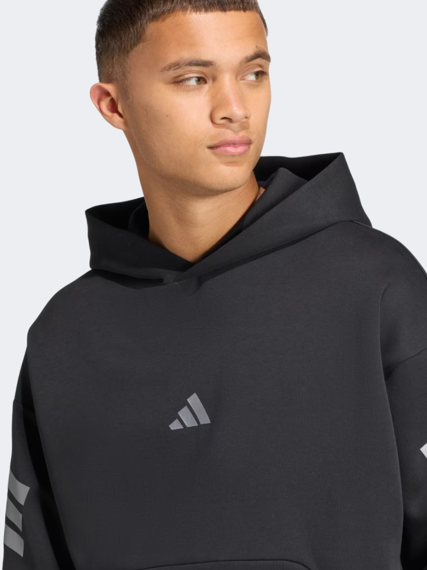 Adidas Future Icons 3-Stripes Men Sportswear Hoody Black
