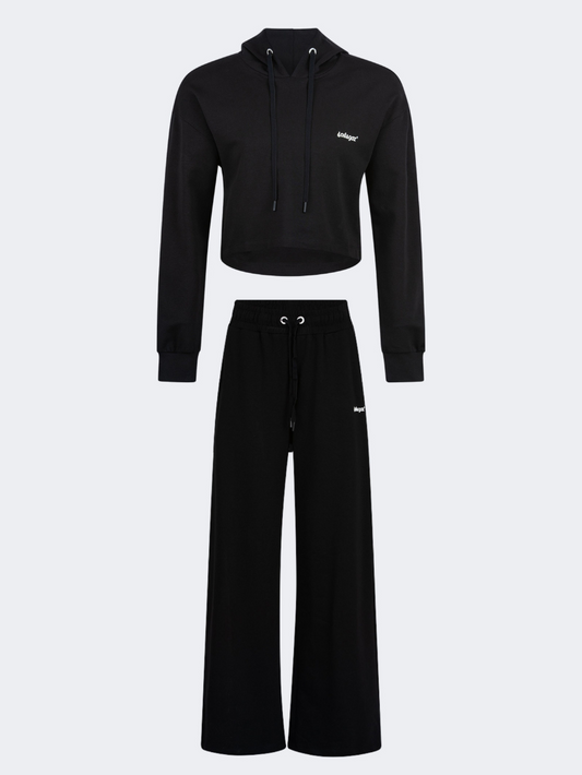 Oil And Gaz Stylish Women Lifestyle Suit Black