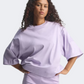 Adidas Soft Lux Loose Women Sportswear T-Shirt Powder Plum