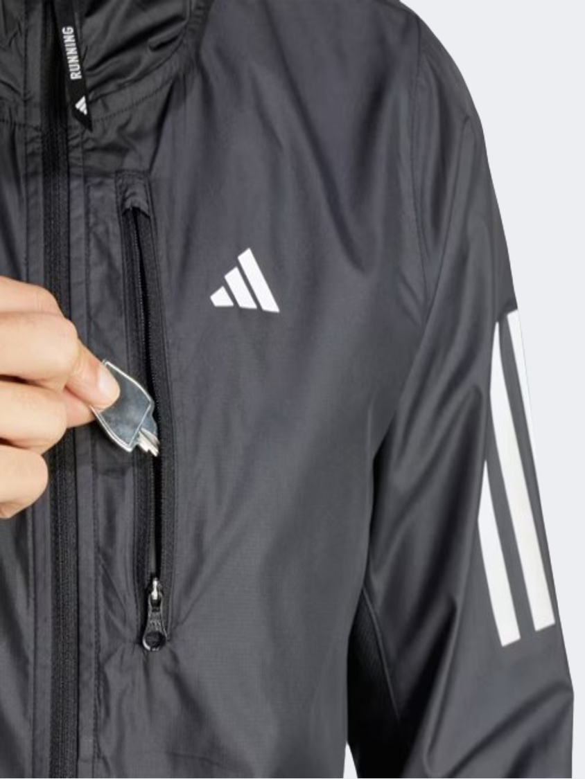 Adidas Own The Run Women Running Jacket Black/White