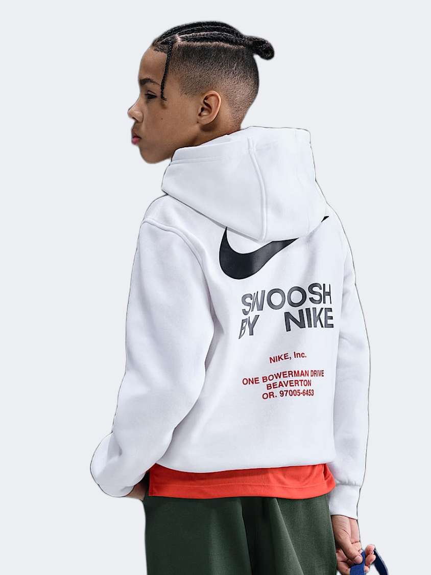 نايك سبورتسوير كلوب فليس نساء Lifestyle هودي أبيض/أسود