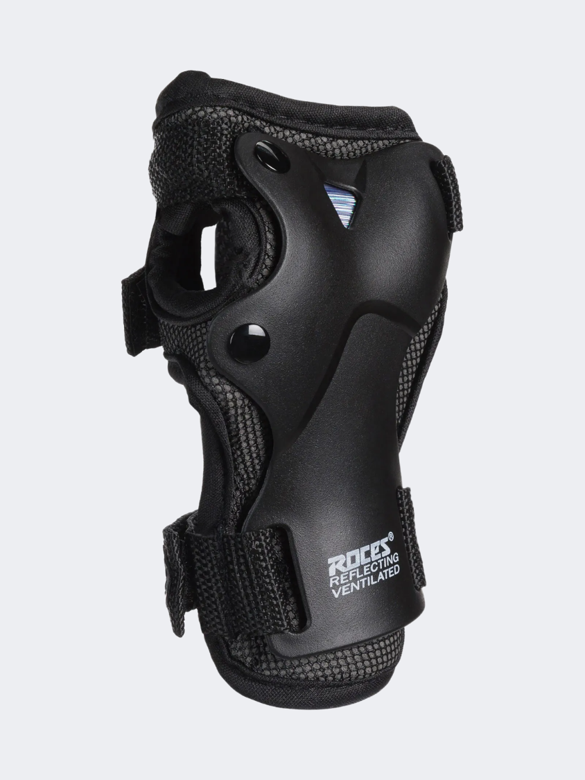 Roces Ventilted 3 Pack Kids Skating Protection Black