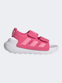 Adidas ألتاسويم 2 صندل رياضي للبنات الرضع ماجنتا/وردي/أبيض