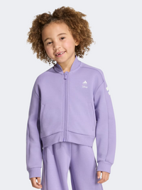 Adidas Disney Minnie Mouse Little-Girls Sportswear Track Top Magic Lilac/White