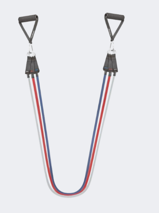 Reebok Accessories Resistance Tube Set Fitness Gear Blue/Red/White/Black