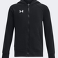 Under Armour Rival Fleece Boys Training Hoody Black/White