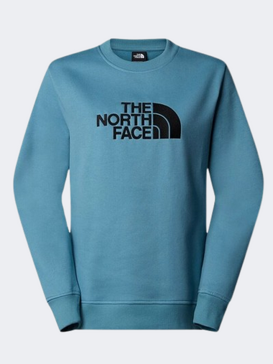 The North Face Drew Peak Women Lifestyle Sweatshirt Algae Blue