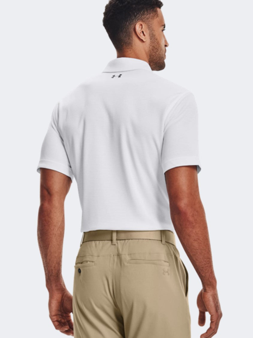 Under Armour Tech Polo Men Golf Polo Short Sleeve White