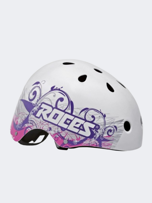 Roces Tattoo Aggressive Girls Skating Protection Mat White/Violet
