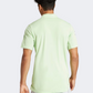 Adidas Club 3 Stripes Men Tennis Polo Long Sleeve Semi Green Spark