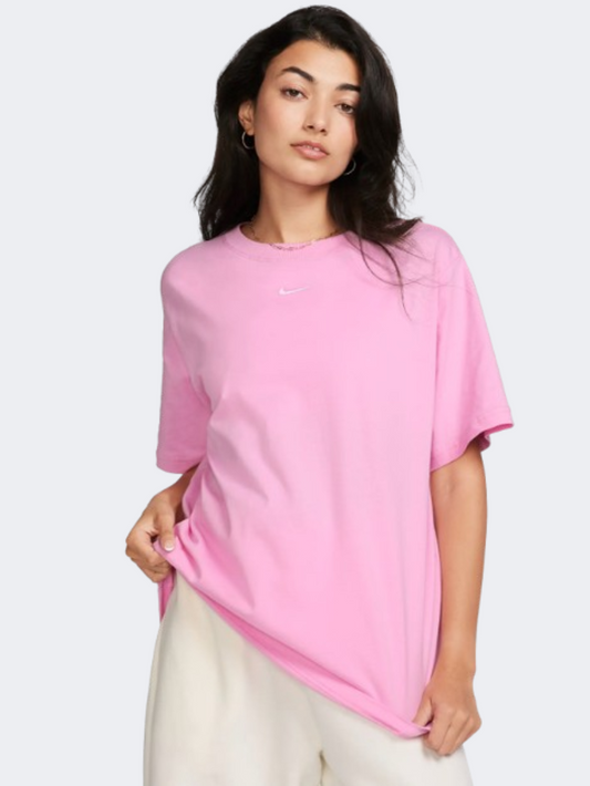 Nike Sportswear Essential Women Lifestyle T-Shirt Pink Rise