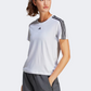 Adidas Essential 3 Stripes Women Training T-Shirt White/Black