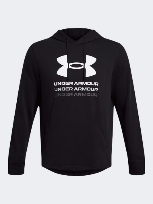 Under Armour Rival Terry Graphic Men Lifestyle Hoody Black/White