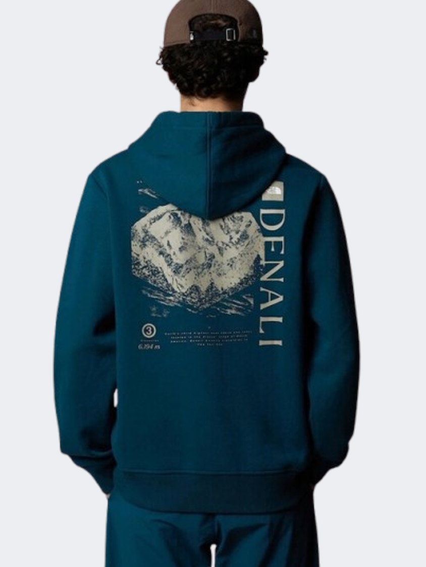 The North Face Topographic Men Lifestyle Hoody Midnight Petrol