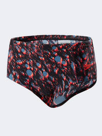 شورت سباحة ضيق أولاد Speedo Alov 12سم أسود/أحمر