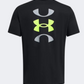 Under Armour Logo Court Men Basketball T-Shirt Black/Yellow