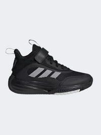 حذاء كرة سلة أطفال Adidas Own The Game 3 أسود/أبيض