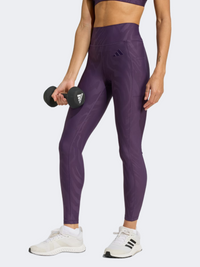 Adidas Optime Aop Women Training Tight Aurora Plum
