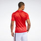 Reebok Workout Ready Polyester Tech Men Training T-Shirt Red