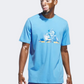 Adidas Blue Summer Logo Hbr Men Basketball T-Shirt Blue Burst