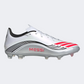 Adidas F50 Messi League Firm/Multi-Ground Cleats Men Football Shoes White/Red/Silver