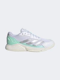 Adidas Courtquick Women Padel Shoes White/Silver Metalic
