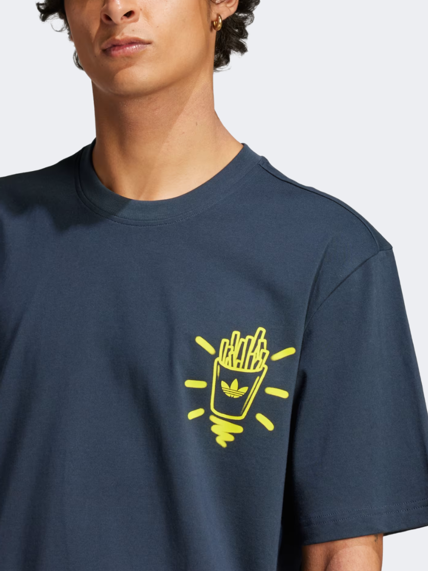 Adidas Originals Men T-Shirt Aurora Ink