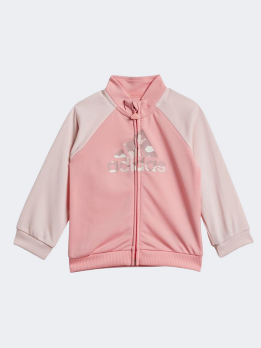 Adidas Camo Baby-Girls Sportswear Suit Semi Pink/Sandy