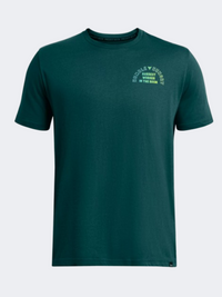 Under Armour Project Rock H and H Graphic تيشيرت تدريب رجالي فيروزي/تركوازي